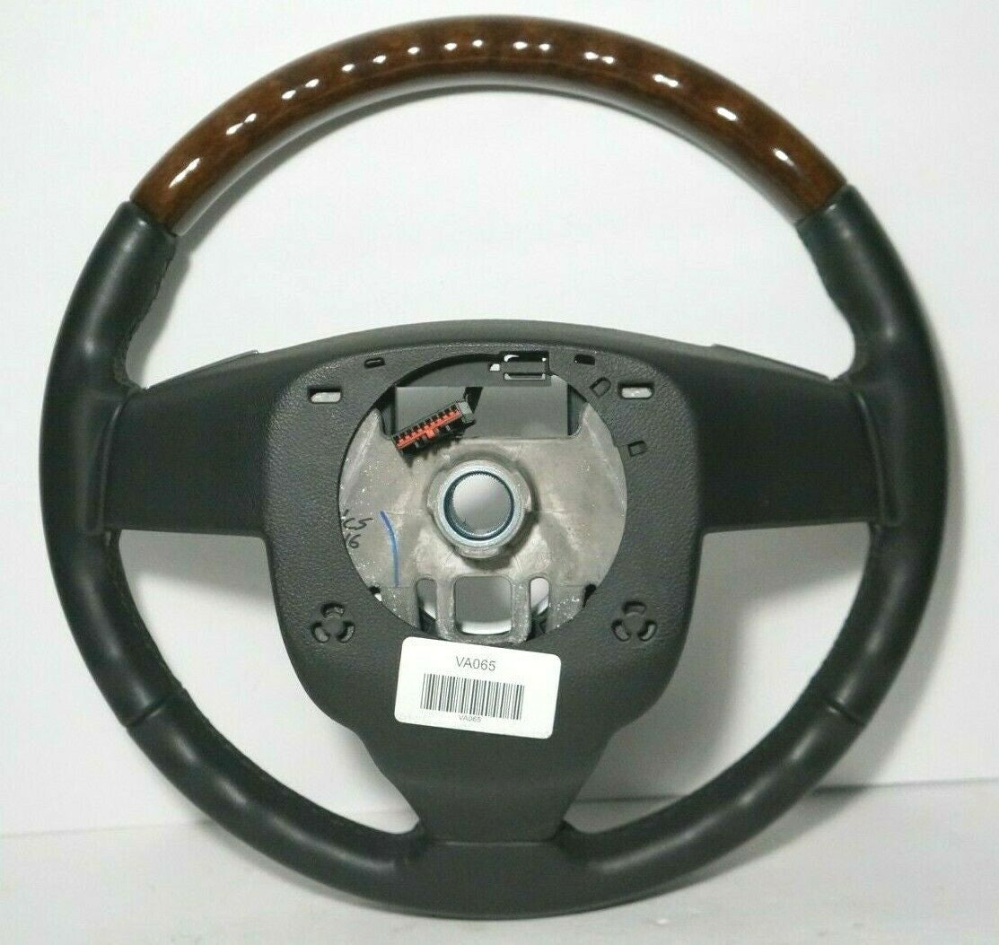 2010-16 Cadillac SRX Leather & Wood Steering Wheel w/Cruise Control OEM 20857504 - Alshned Auto Parts