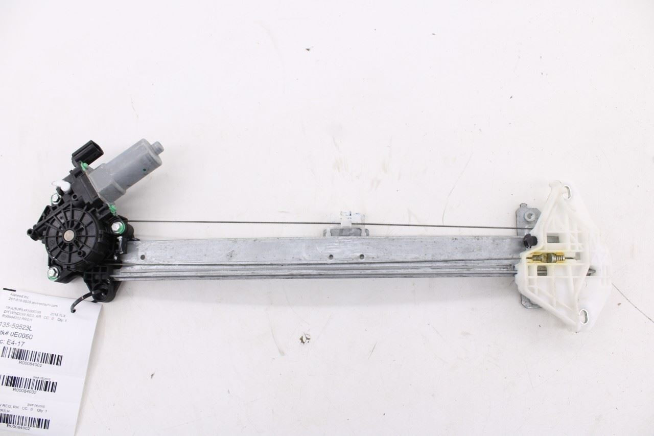 2015-2020 Acura TLX Tech Rear Left Driver Side Door Window Regulator w/ Motor0