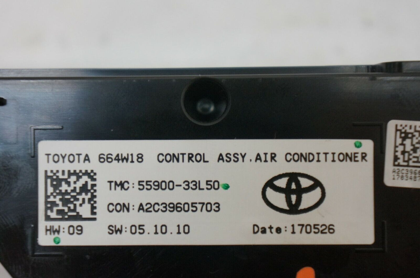 2018 Toyota Camry Factory Climate Temperature Control 55900-33L50 OEM *ReaD*