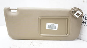 2012 Toyota Corolla Passenger Right Sun Visor Beige 74310-02G00-B0 OEM