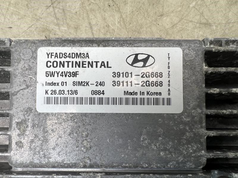 2011-2014 Hyundai Sonata Engine Control Module ECU ECM 39111-2G668 OEM7