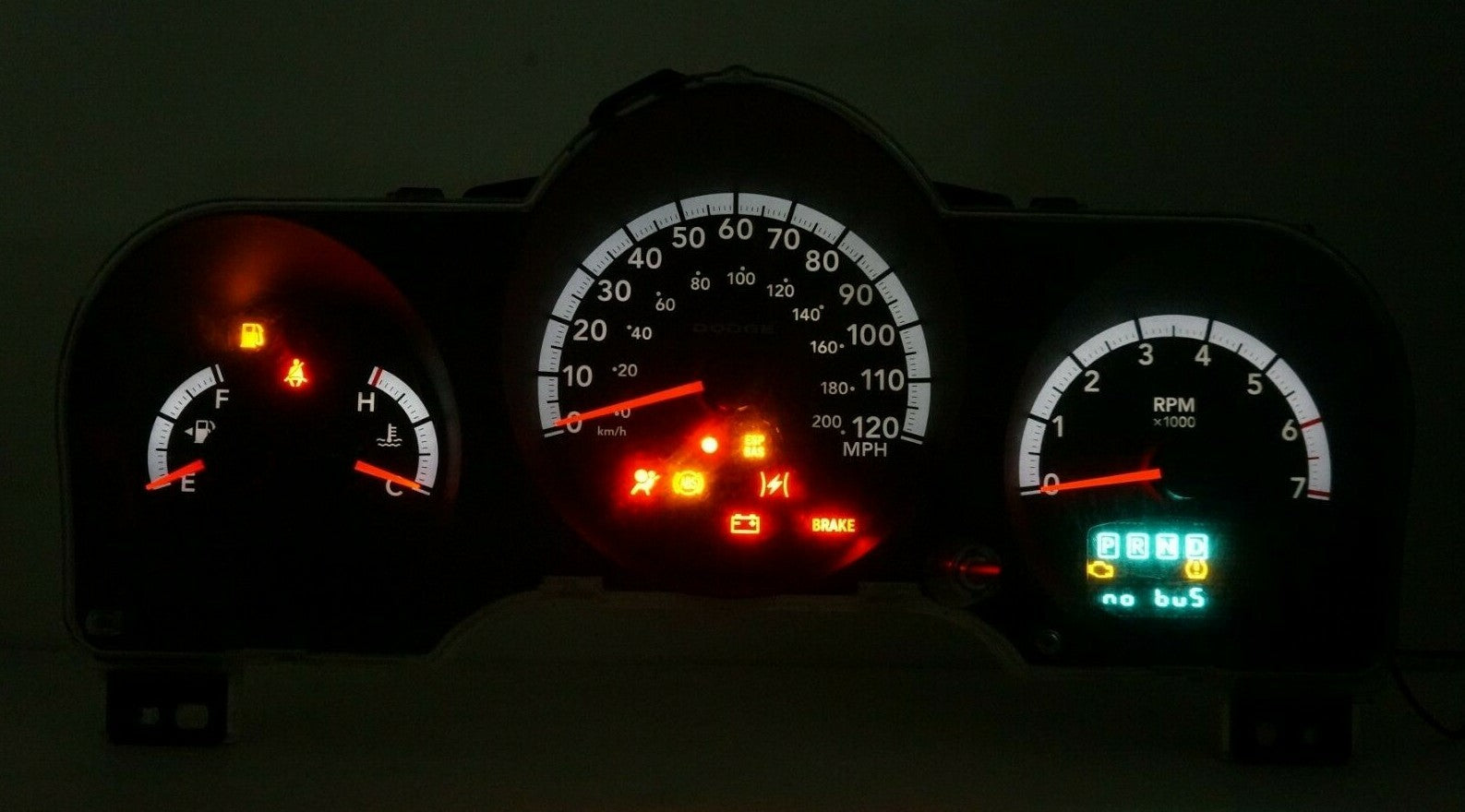 2007 Dodge Nitro Speedometer Instrument Cluster Head 169K OEM 56044815AH - Alshned Auto Parts