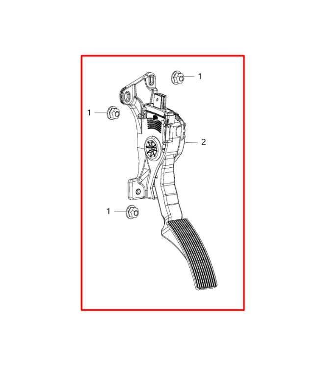 2011-25 Dodge Durango SXT 3.6L Accelerator Throttle Gas Pedal Sensor 52124785AF1
