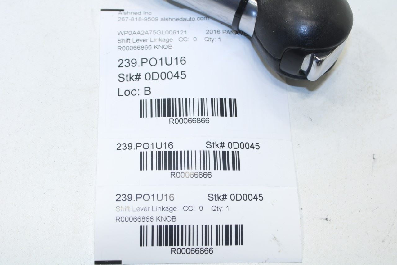 12-16 Porsche Panamera 4 3.6L AWD Automatic Transmission Gear Shifter Lever Knob - Alshned Auto Parts