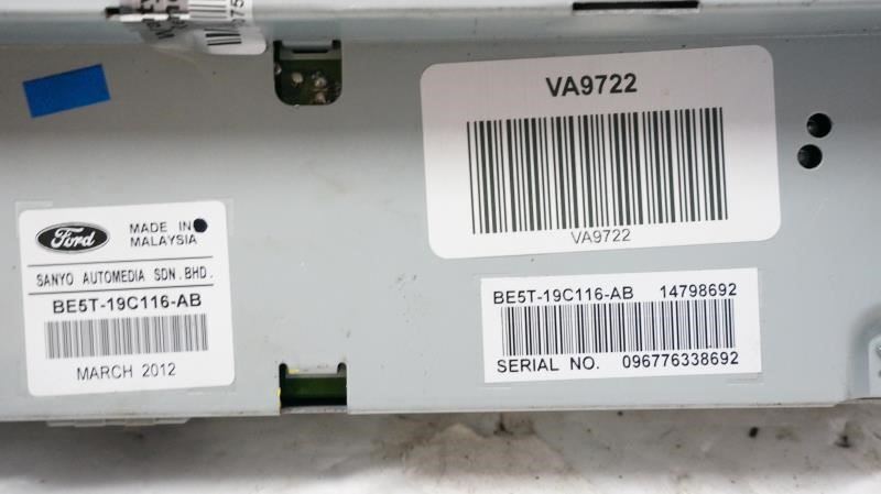 2010-2012 Ford Fusion Information GPS Display Screen BE5T-19C116-AB OEM - Alshned Auto Parts