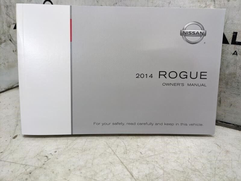 2014 Nissan Rogue Owners Manual Set with Case OM14E-0T32U2 OEM - Alshned Auto Parts