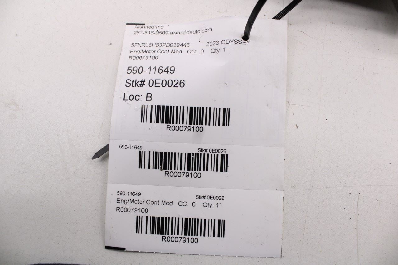 2023-2024 Honda Odyssey Touring Engine Computer Control Module 37820-5MR-C12 OEM - Alshned Auto Parts