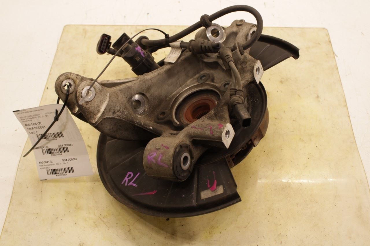 11-18 Porsche Cayenne Platinum Rear Left Side Spindle Knuckle Hub 958-331-611-010