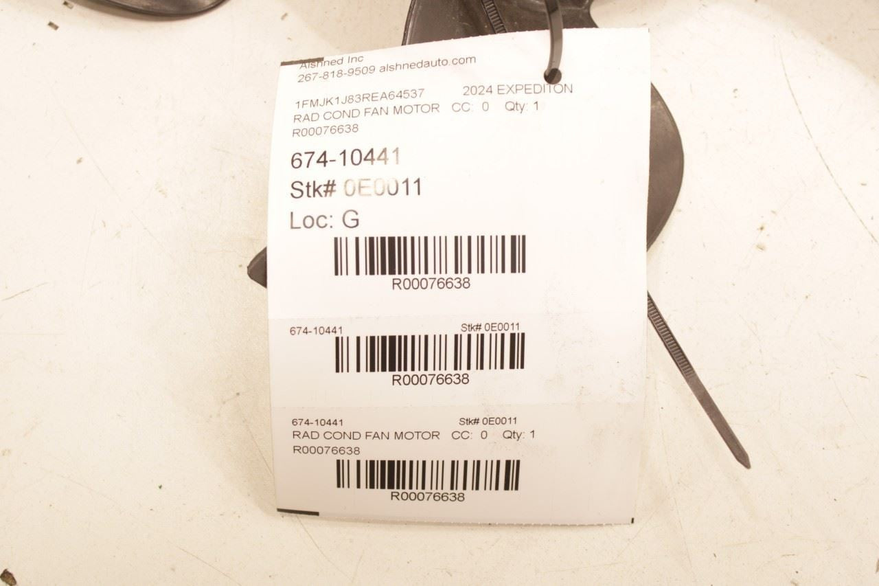 21-26 Ford Expedition MAX XLT Engine Cooling 5-Blade Fan Motor ML3Z-8C607-H - Alshned Auto Parts