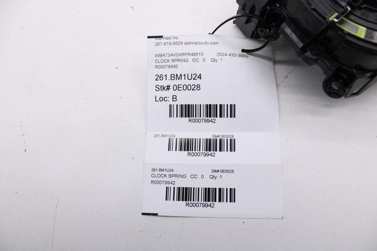 2023-24 BMW 430i xDrive Gran Coupe 2.0L Steering Wheel Clock Spring 61315A66155 - Alshned Auto Parts