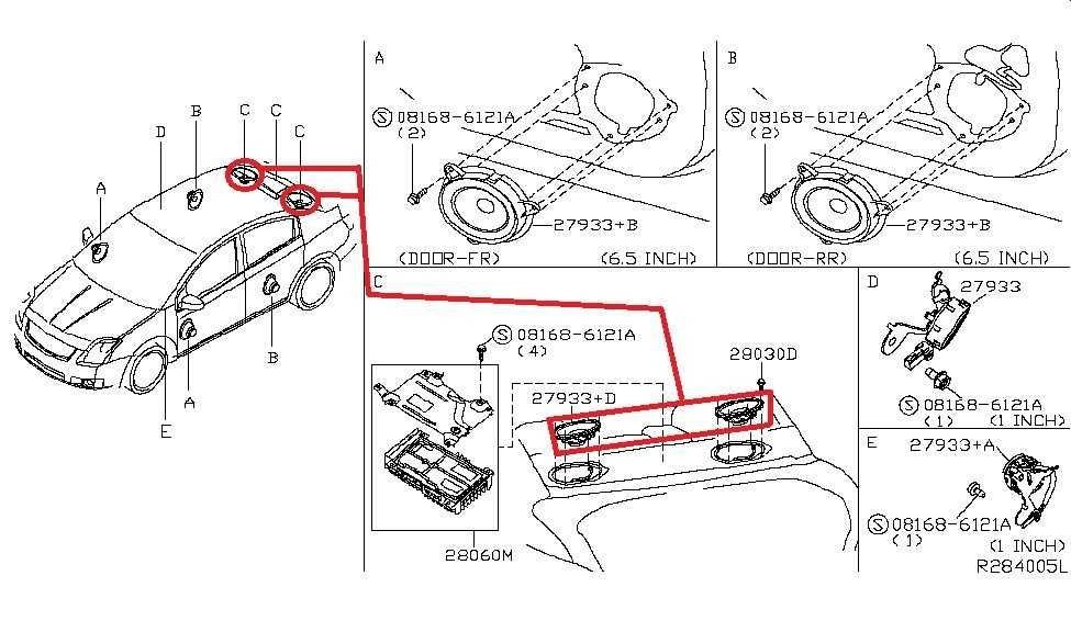 13-25 Nissan Sentra SL Rear Package Tray Right and Left Audio Speaker 281573TA2B - Alshned Auto Parts