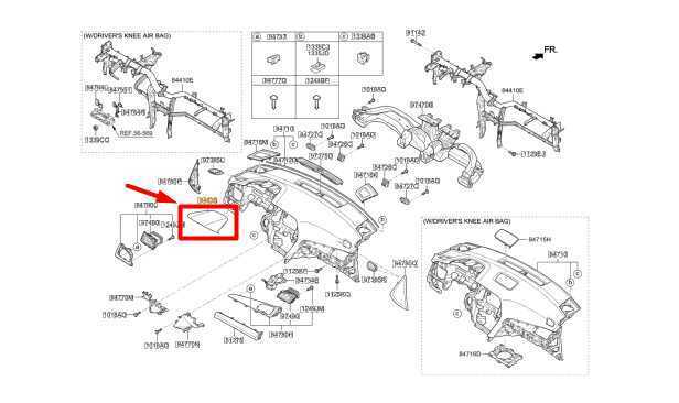 15-19 Hyundai Sonata Speedometer Cluster Gauge Visor Trim Cover 84835-C2000 OEM - Alshned Auto Parts