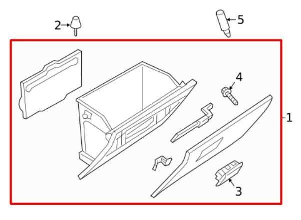 2016-2023 Mazda CX-9 Grand Touring Glove Box Storage Compartment TK48-64-030A-02 - Alshned Auto Parts