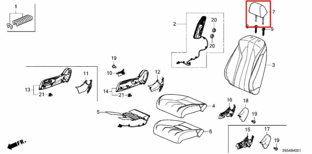 2023-2025 Acura Integra A-Spec 1.5L FWD Front Right or Left Side Seat Headrest - Alshned Auto Parts