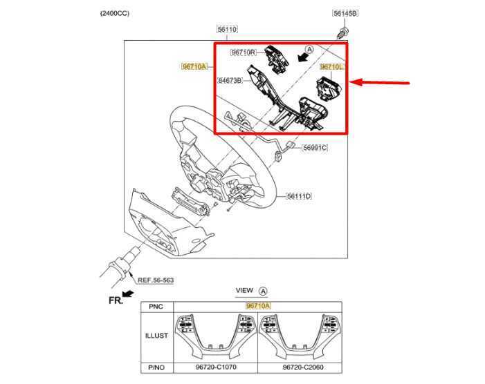 15-17 Hyundai Sonata Steering Wheel Audio Cruise Control Switch 96720-C2060-UN5 - Alshned Auto Parts