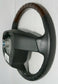 2010-16 Cadillac SRX Leather & Wood Steering Wheel w/Cruise Control OEM 20857504 - Alshned Auto Parts
