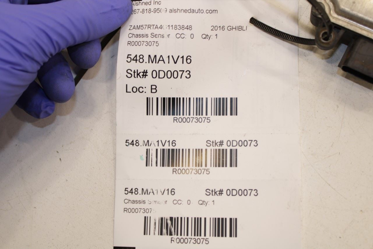 201417 Maserati Ghibli S Q4 Rear Left Blind Spot Detection Radar Sensor Module - Alshned Auto Parts