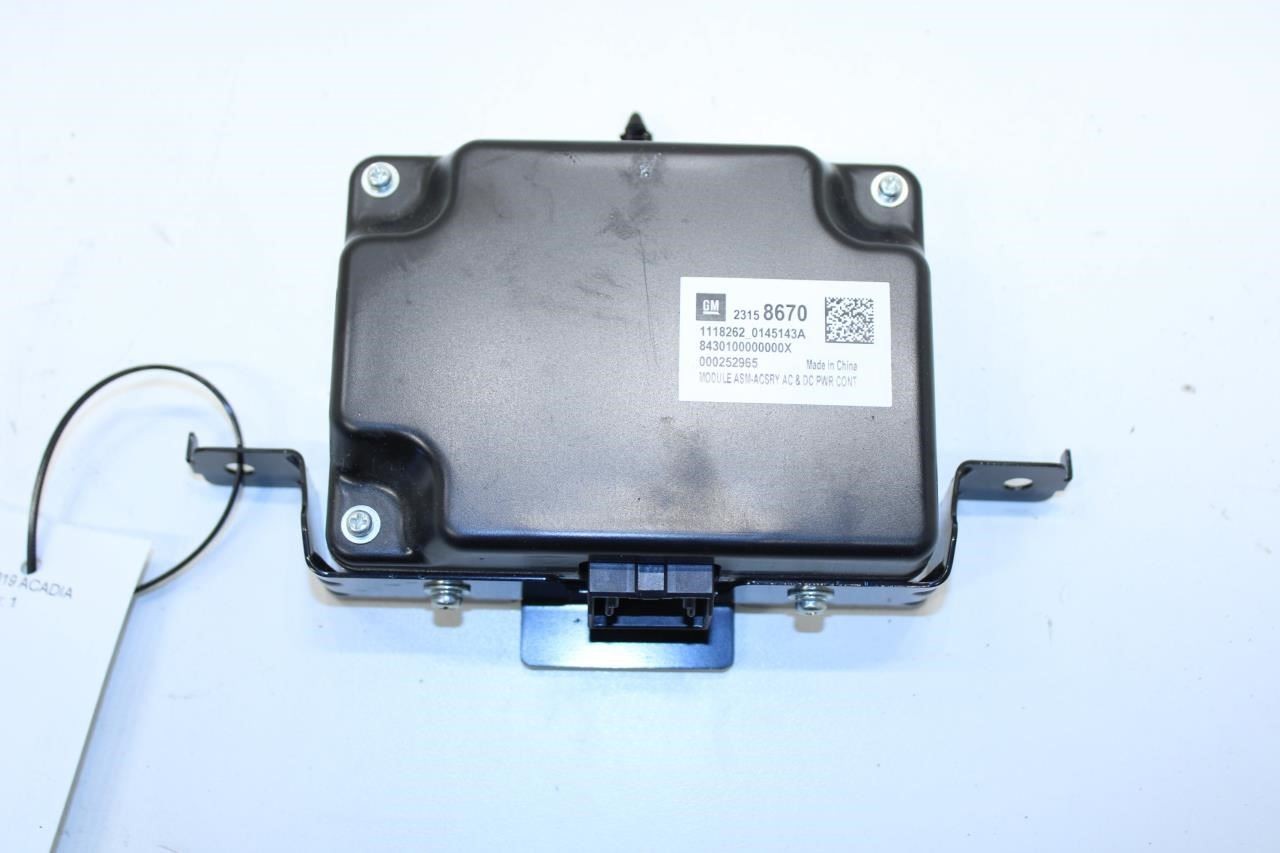 2017-2021 GMC Acadia SLT-1 AC/DC Power Inverter Converter Module 23158670 OEM0