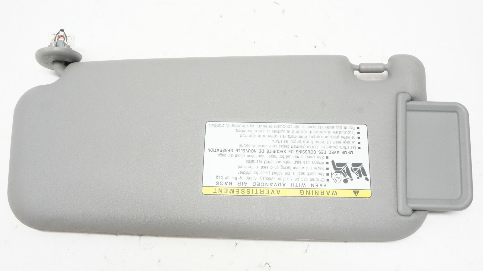 2006-2012 Toyota RAV4 Passenger Right Sun Visor Gray OEM 74310-42461-B2 - Alshned Auto Parts