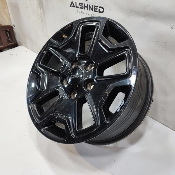 2014-2017 Jeep Wrangler Alloy Wheel R17x7.5 Gloss Black 5LW63TRMAA OEM *ReaD* - Alshned Auto Parts