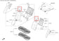 21-24 Kia K5 GTLine 1.6L AWD Rear Right and Left Side 2nd Row Seat Headrest Set - Alshned Auto Parts
