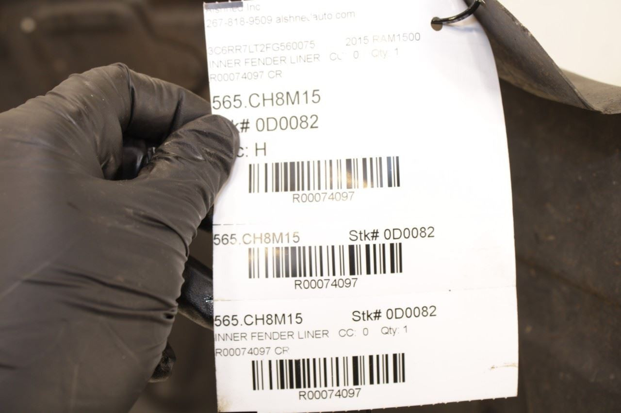 2011-18 RAM 1500 Big Horn Front Right Side Wheelhouse Liner Splash Shield *ReaD* - Alshned Auto Parts