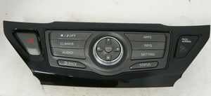 2013-2018 Nissan Pathfinder Audio Climate Control Panel Unit 9PJ0A 210260 OEM