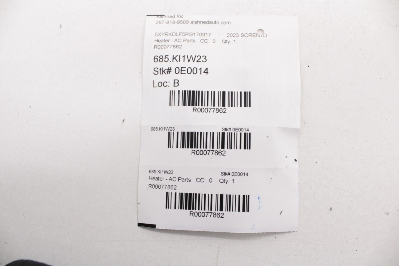21-23 Kia Sorento XLine SX Prestige HVAC Heater Blend Door Actuator Motor Set 4 - Alshned Auto Parts