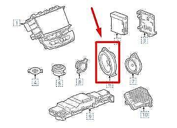 2018-2024 Buick Enclave Bose Front Left Driver Door Speaker 84567677 OEM - Alshned Auto Parts
