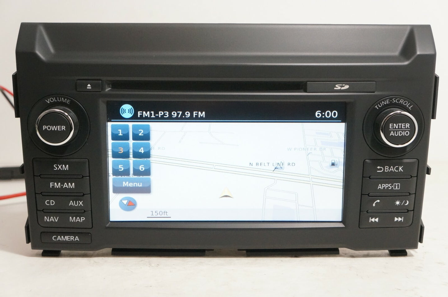 17-19 Nissan Titan Radio CD Navigation GPS Phone Display OEM 25915EZ22B *ReaD*4