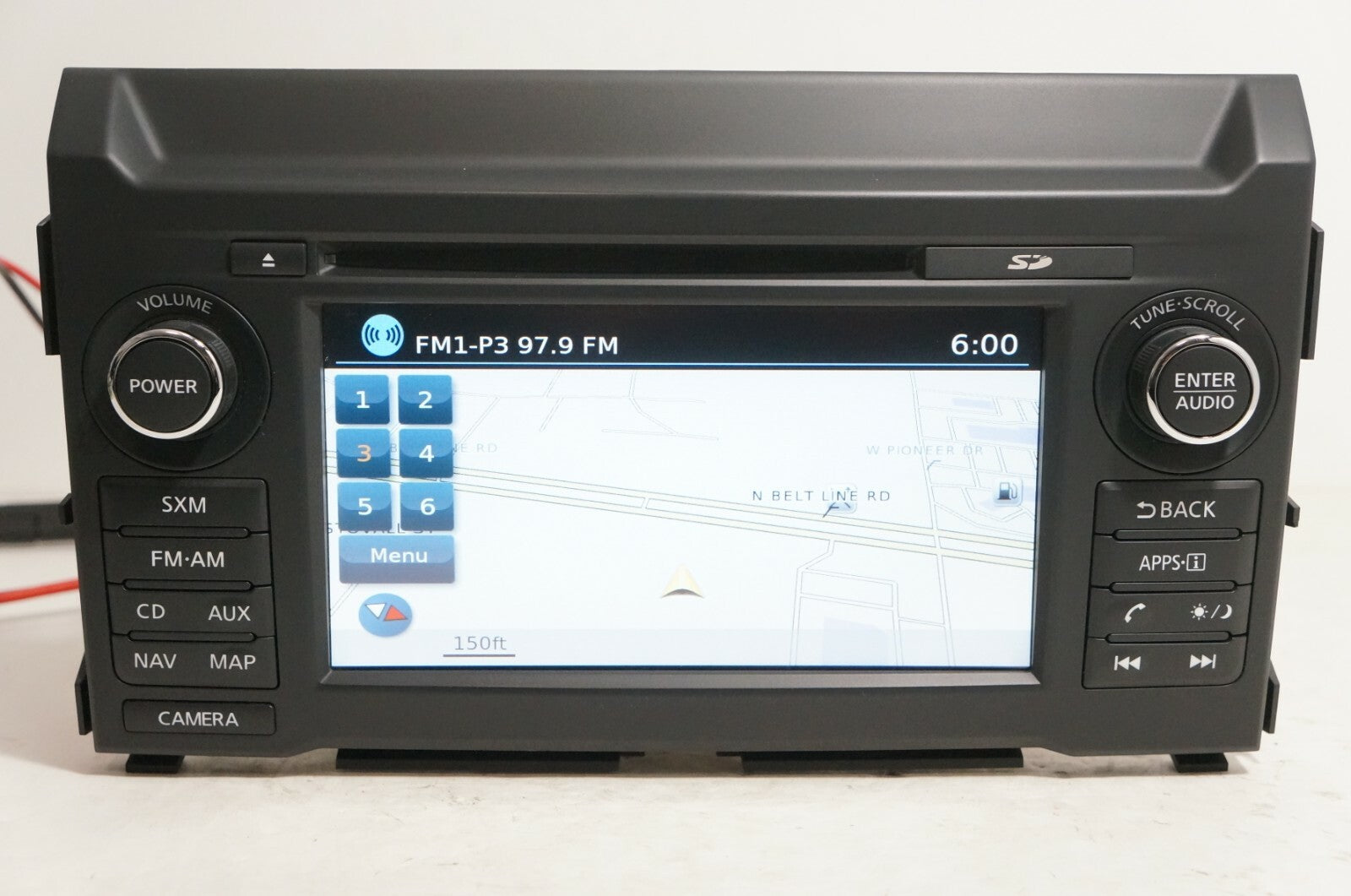 17-19 Nissan Titan Radio CD Navigation GPS Phone Display OEM 25915EZ22B *ReaD*4