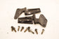 2007-18 Jeep Wrangler Sport 2dr Front Right Side Door Hinge Upper and Lower Pair - Alshned Auto Parts