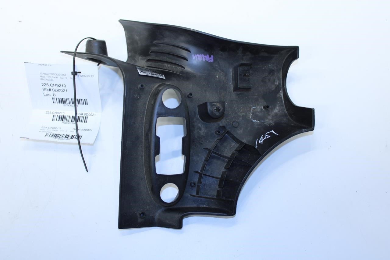 2011-18 Jeep Wrangler Sahara Front RH A-Pillar Upper Molding Trim 1CA74DX9AF OEM - Alshned Auto Parts