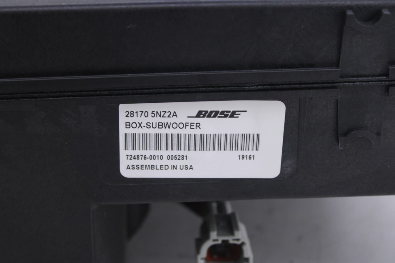 2019-2025 Infiniti QX50 Essential Rear Trunk Cargo Speaker Subwoofer 28170-5NZ2A10