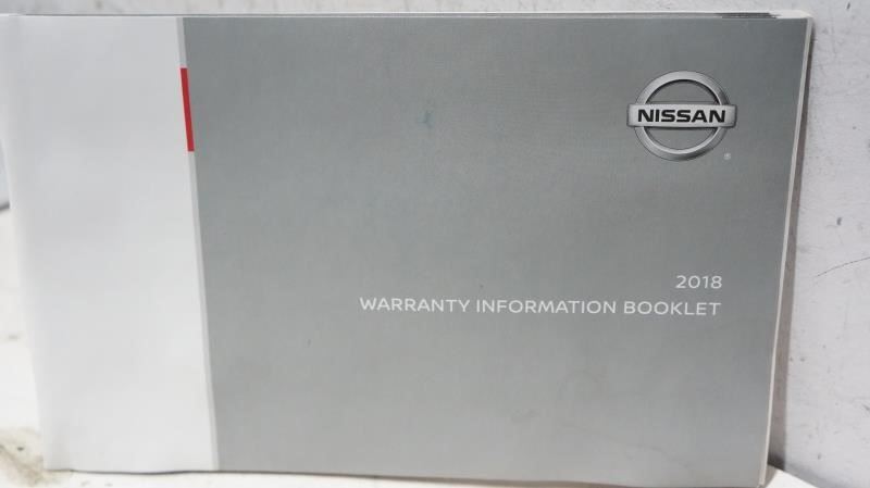 2018 Nissan Versa Sedan Owner's Manual Set with Case - Alshned Auto Parts