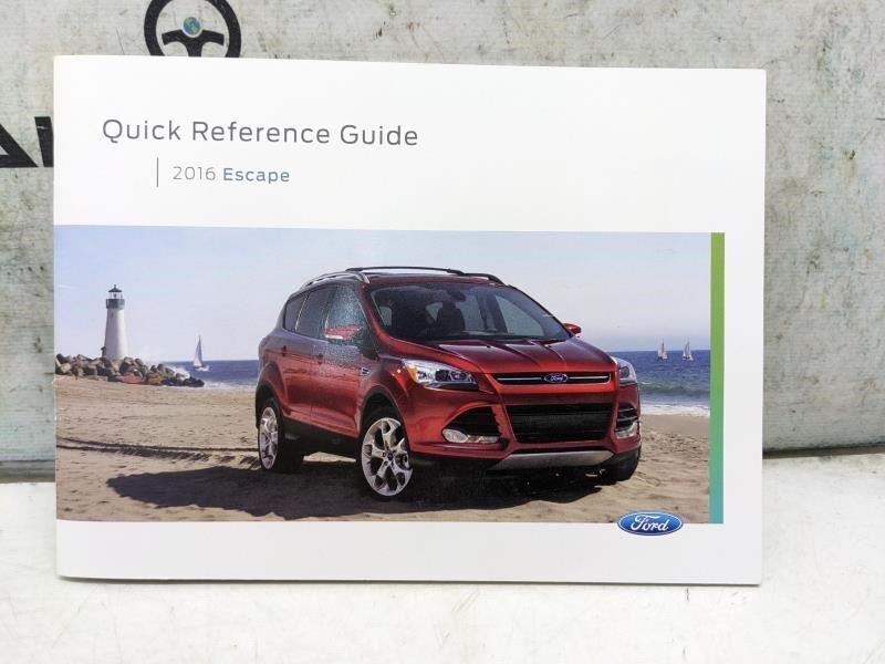 2016 Ford Escape Owners Manual set with Case GJ5J-19A321-AA OEM - Alshned Auto Parts