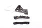 2006-13 Lexus IS250 Rear Bumper RH Side Support Mount Retainer Bracket Set of 3 - Alshned Auto Parts