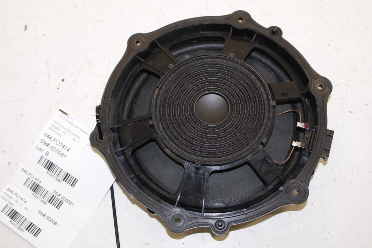 112018 Porsche Cayenne Platinum Front Right Side Door Woofer Audio Loud Speaker - Alshned Auto Parts