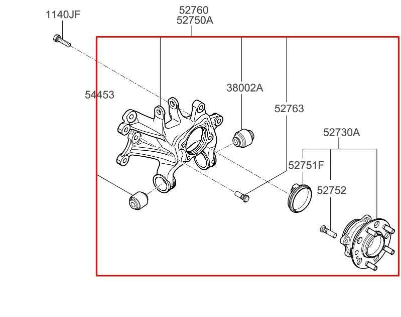 2016-2020 Kia Optima LX Rear Left Driver Side Spindle Knuckle Hub 52710-C2100 - Alshned Auto Parts