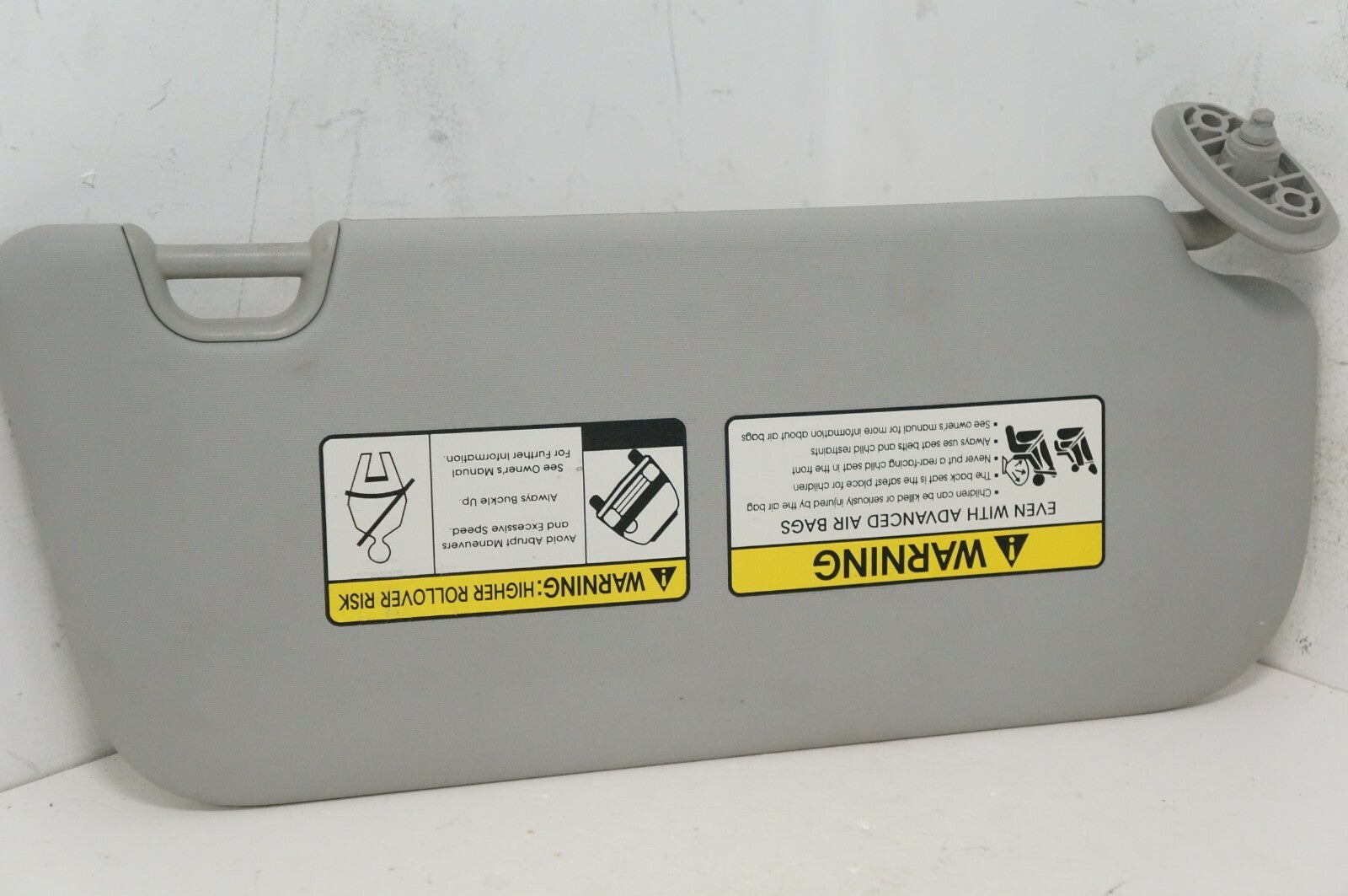 2014-2019 Kia Soul Left Driver Sun Visor Sunvisor Gray 85210B2240EQ OEM - Alshned Auto Parts