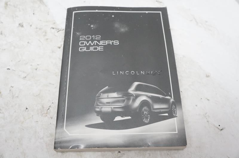 2012 Lincoln MKX Owner's Guide Book Set with Case - Alshned Auto Parts