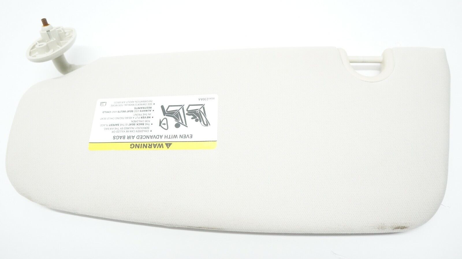 2007-2017 Jeep Patriot Passenger Right Side Sun Visor (Beige) OEM YD98DW1AA - Alshned Auto Parts