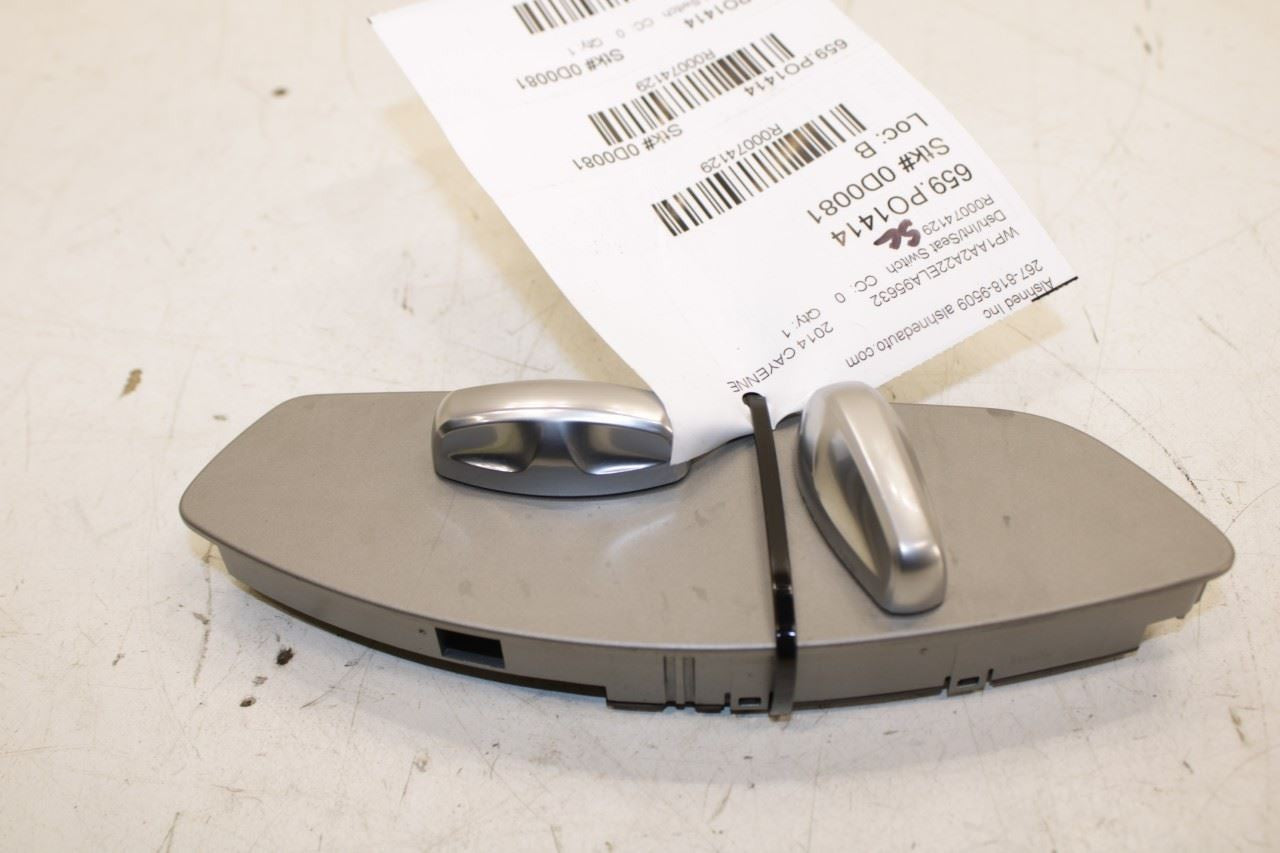 11-18 Porsche Cayenne Platinum FR Right Side Power Seat Adjust Switch 7PP959747M - Alshned Auto Parts