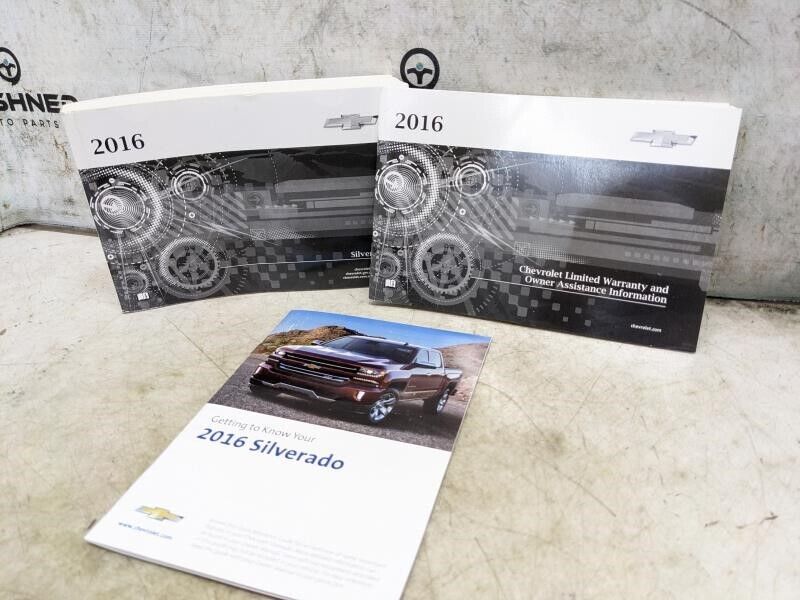 2016 Chevrolet Silverado Owners Manual Set 23133519B OEM - Alshned Auto Parts