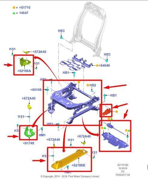 2018-20 Ford F150 Front Left Seat Frame Track w/ Seat Switch JL3Z-9661711-A OEM - Alshned Auto Parts