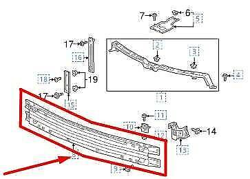 2018-2021 Buick Enclave Front Bumper Reinforcement Impact Bar 84445138 OEM - Alshned Auto Parts