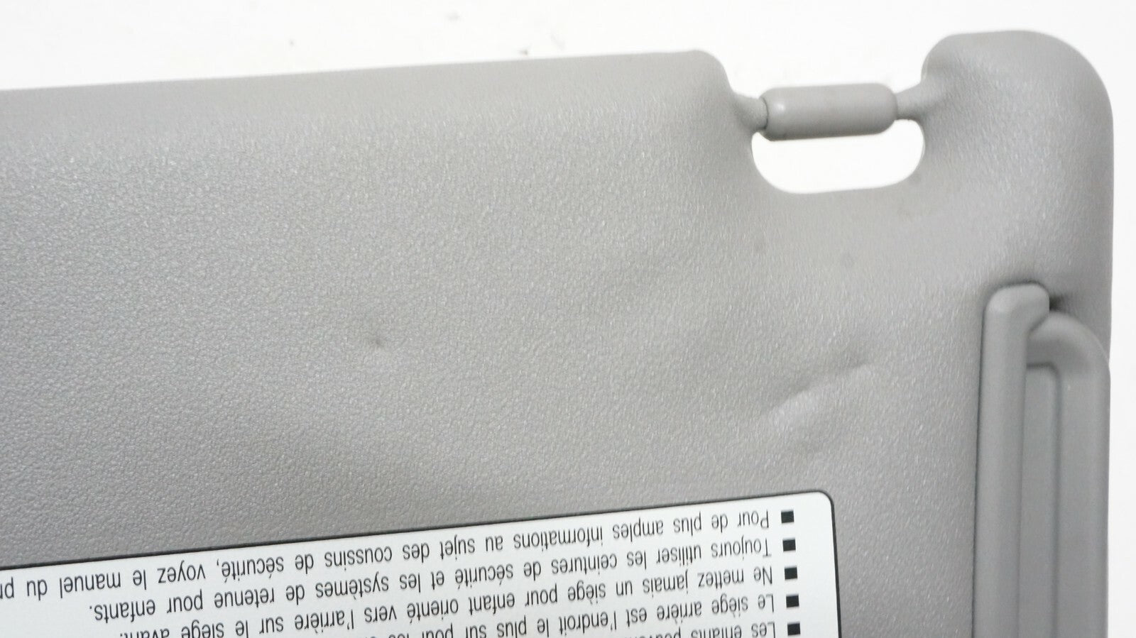 2006-2012 Toyota RAV4 Passenger Right Sun Visor Gray OEM 74310-42461-B2 - Alshned Auto Parts