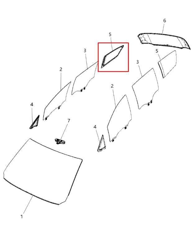 2017-2024 Chrysler Pacifica Limited Rear Right Side Quarter Window Glass *ReaD* - Alshned Auto Parts