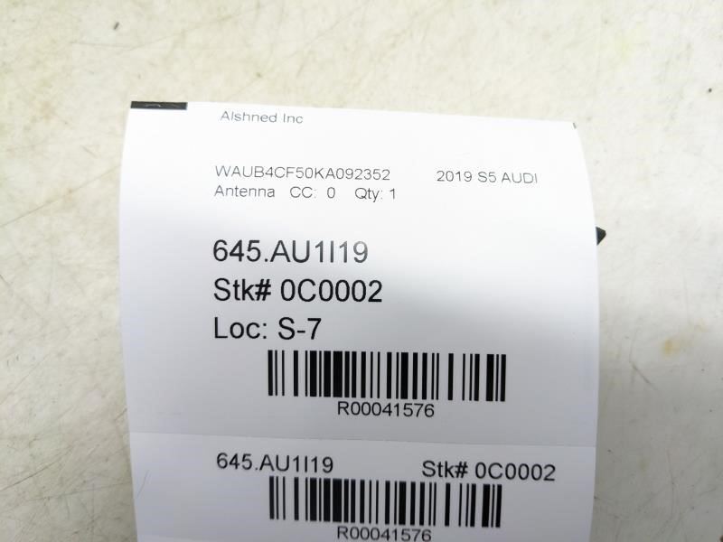 18-23 Audi S5 FR Inner Upper Center Keyless Entry Antenna Module 4M0-907-247-A - Alshned Auto Parts