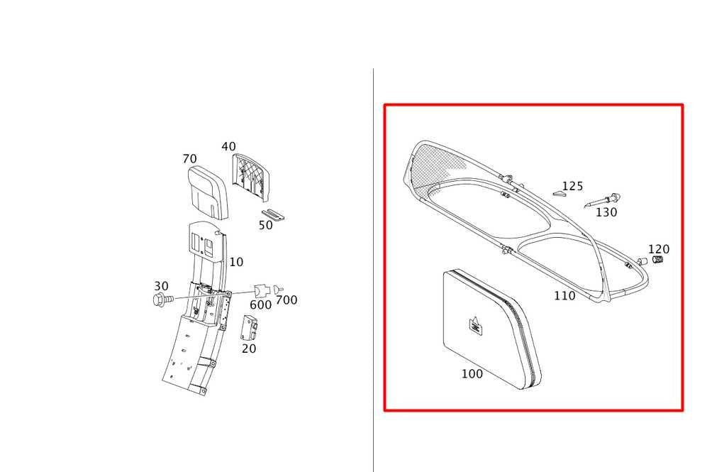 2006-09 Mercedes-Benz CLK 350 3.5L Air Windscreen Deflector Assembly w/ Case Bag - Alshned Auto Parts